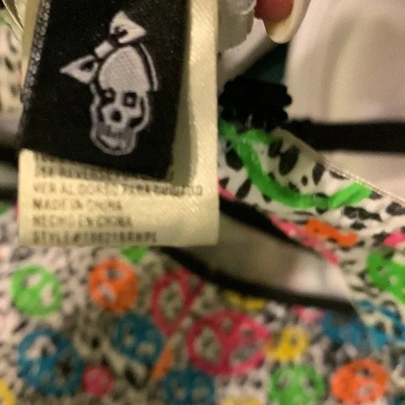 morbid threads vintage rare bra and panty set - Picture 4 of 9